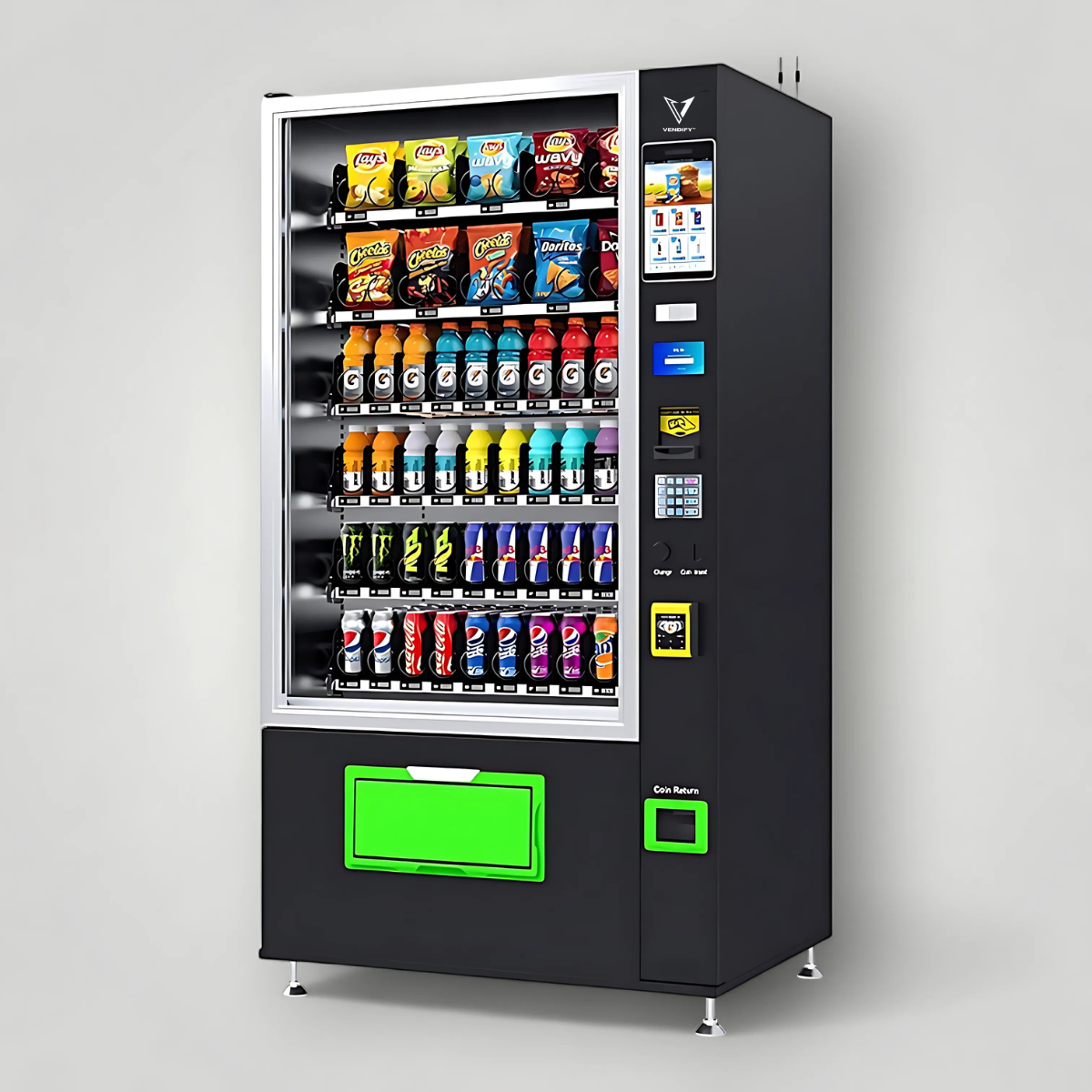 Mach 1.2 - Touch Screen Vending Machine - Snack & Drink Combo