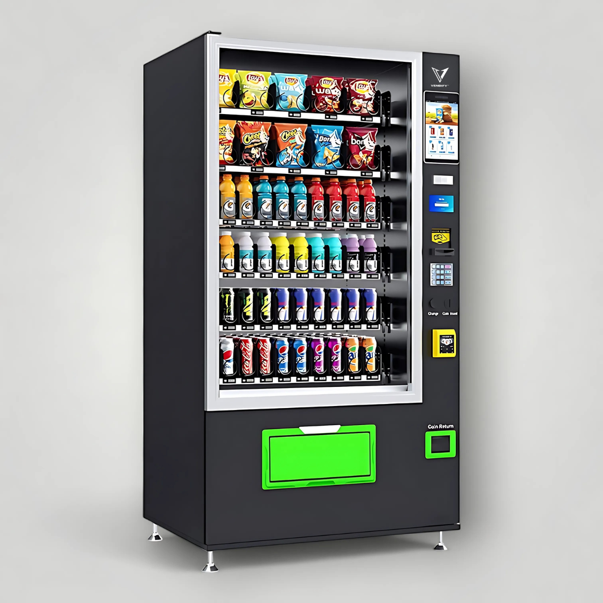 Mach 1.2 - Touch Screen Vending Machine - Snack & Drink Combo