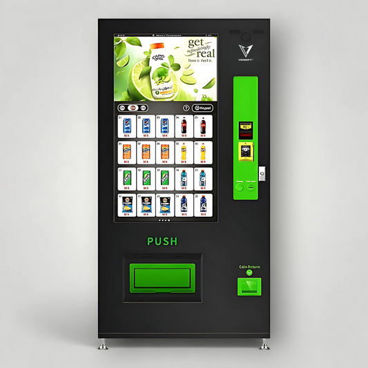 Mach 3.0 - Touch Screen Vending Machine  - Snack & Drink Combo