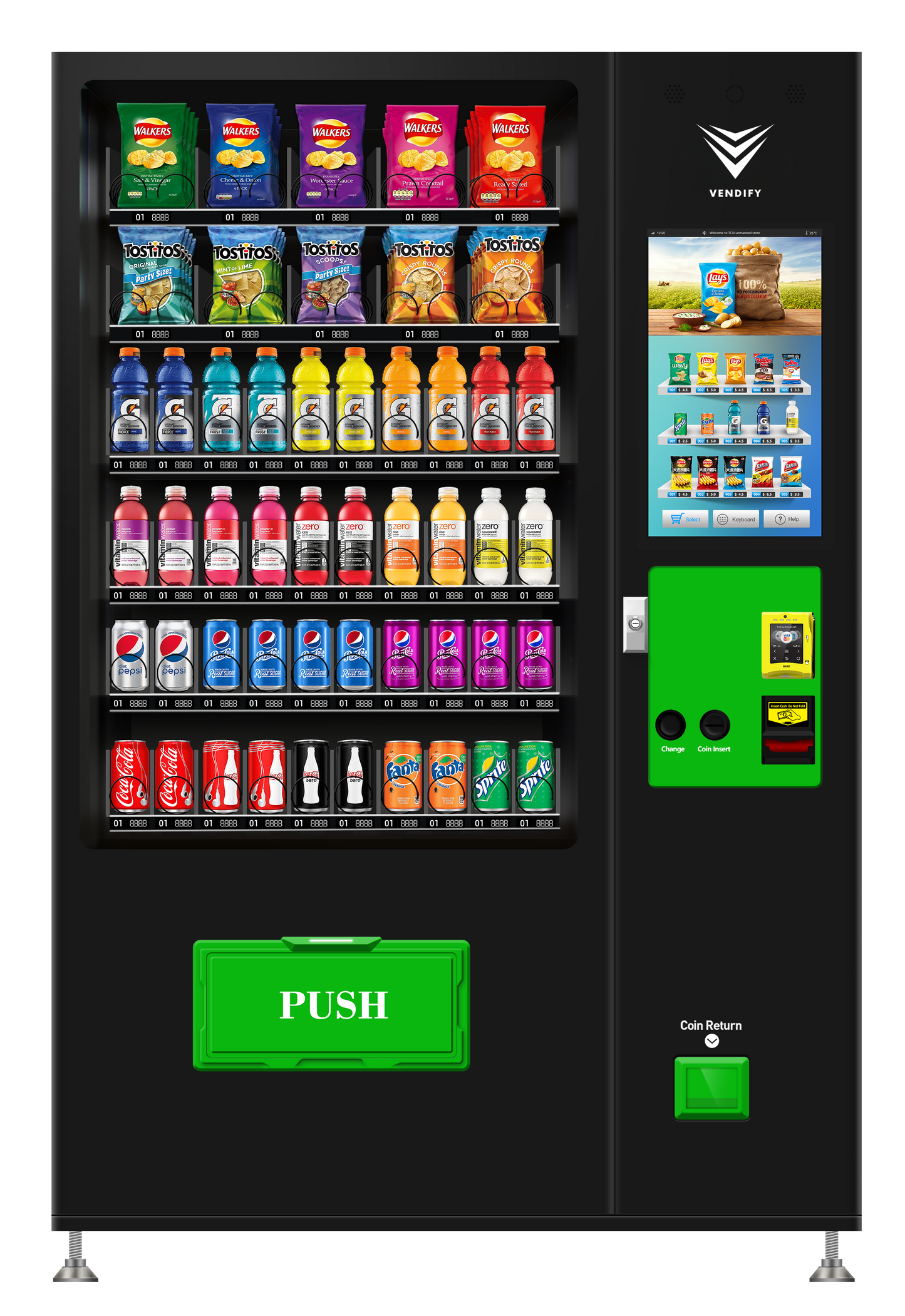 Mach 1.0 - Touch Screen Vending Machine